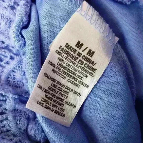 Aeropostale women's light blue pull on shorts size medium - Picture 6 of 6